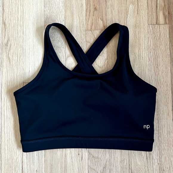 NINEPINE sports bra racerback black size M - Picture 2 of 5